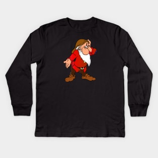 Grumpy dwarf Kids Long Sleeve T-Shirt